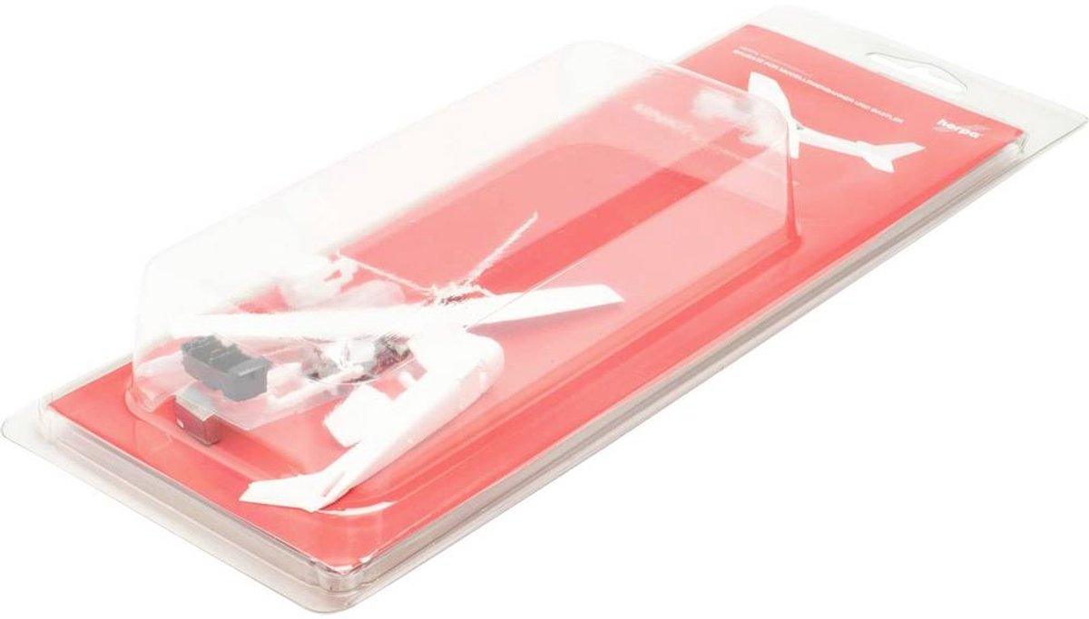 Herpa 013789-002 H0 Vliegtuig Sportvliegtuig, propeller zilver