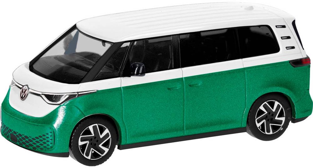 Herpa 431132 H0 Auto Volkswagen ID. Gezoem tweekleurig, Candy wit/Bay Leaf Green metallic
