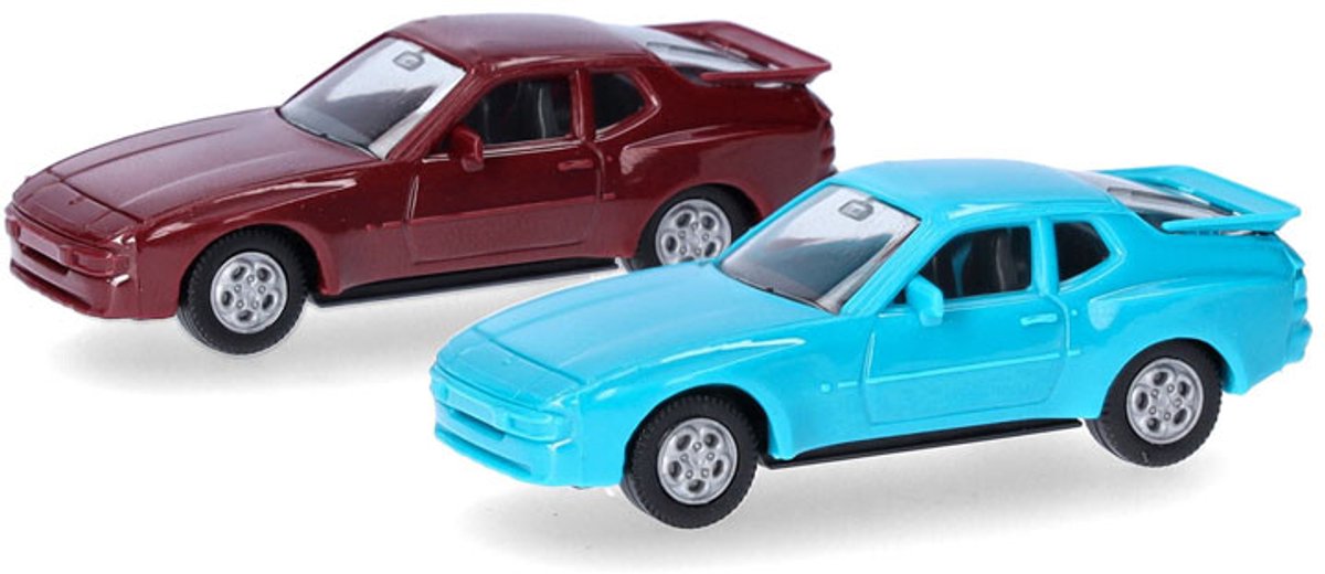 Porsche 944, Rood & Blauw (Minikit 2 St.)