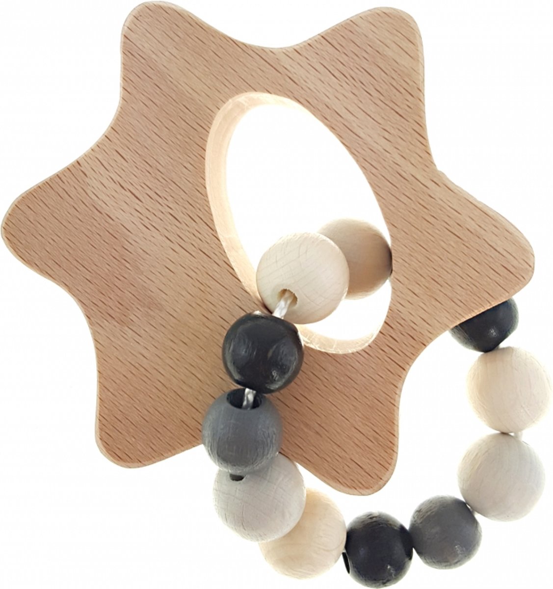 Rammelaar ster zwart naturel