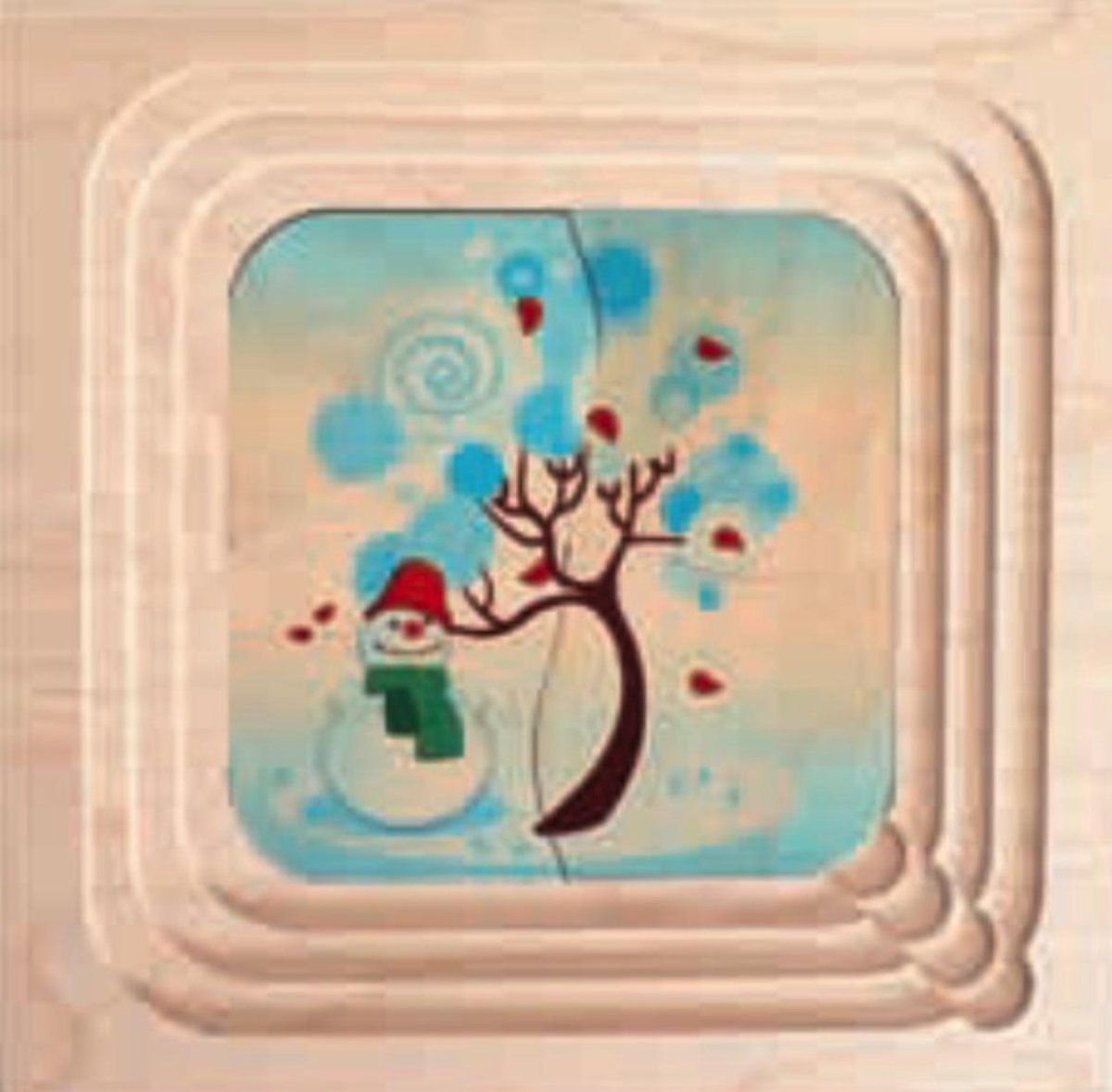 Lagenpuzzel 4 jaargetijden, 40-delig