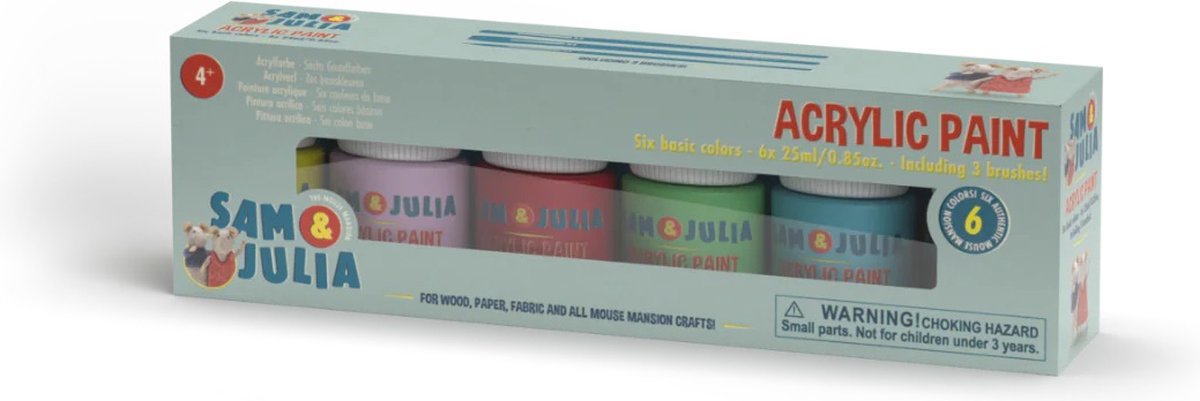 Het Muizenhuis acrylverf set voor kinderen - creatief speelgoed.