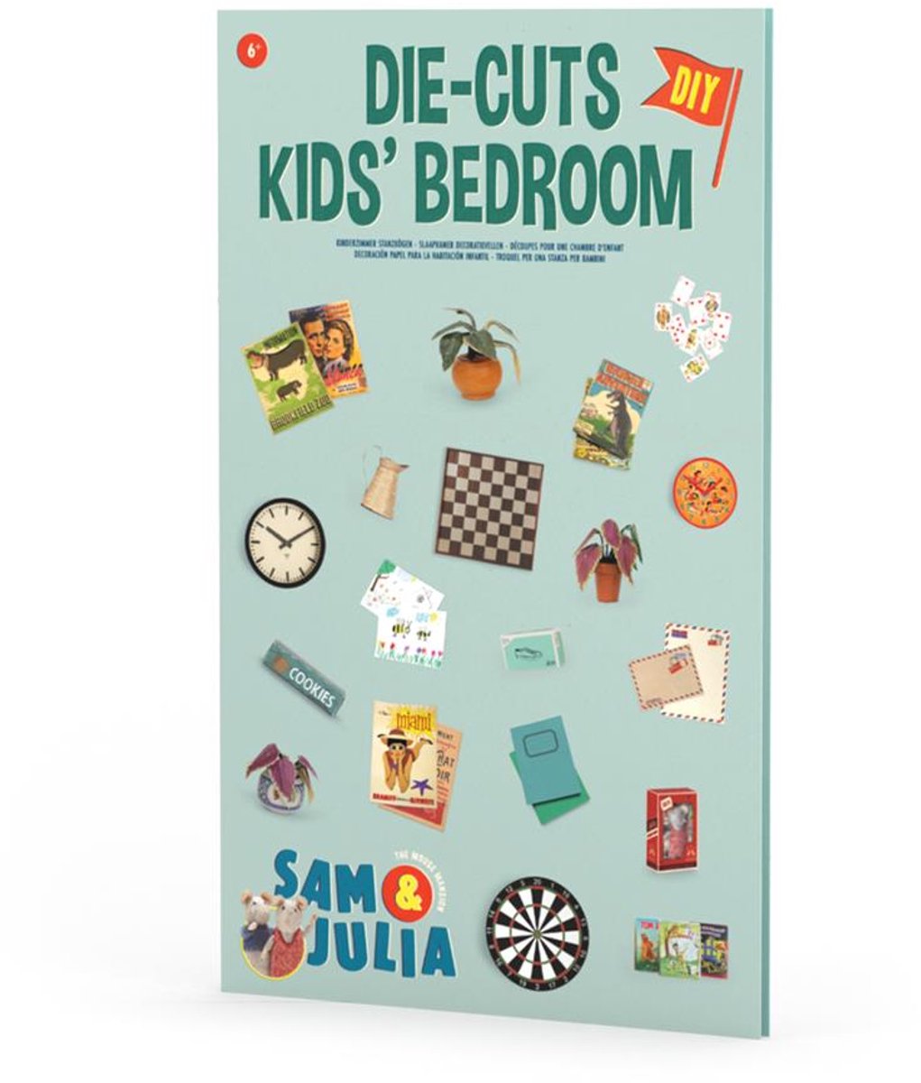Het Muizenhuis decoratievellen kinderkamer - creatief speelgoed karton.