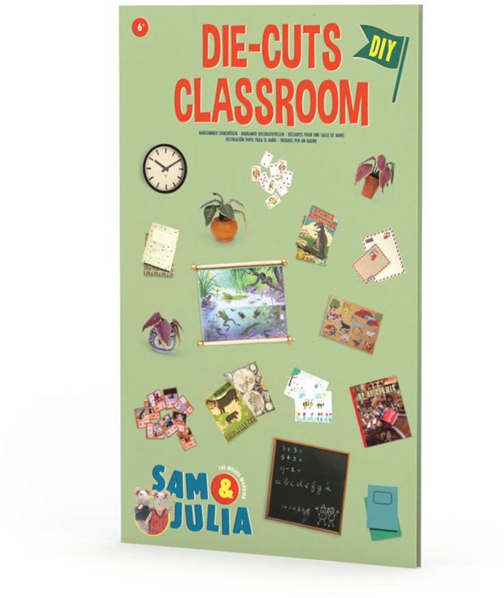 Het Muizenhuis decoratievellen klaslokaal - creatief speelgoed karton.