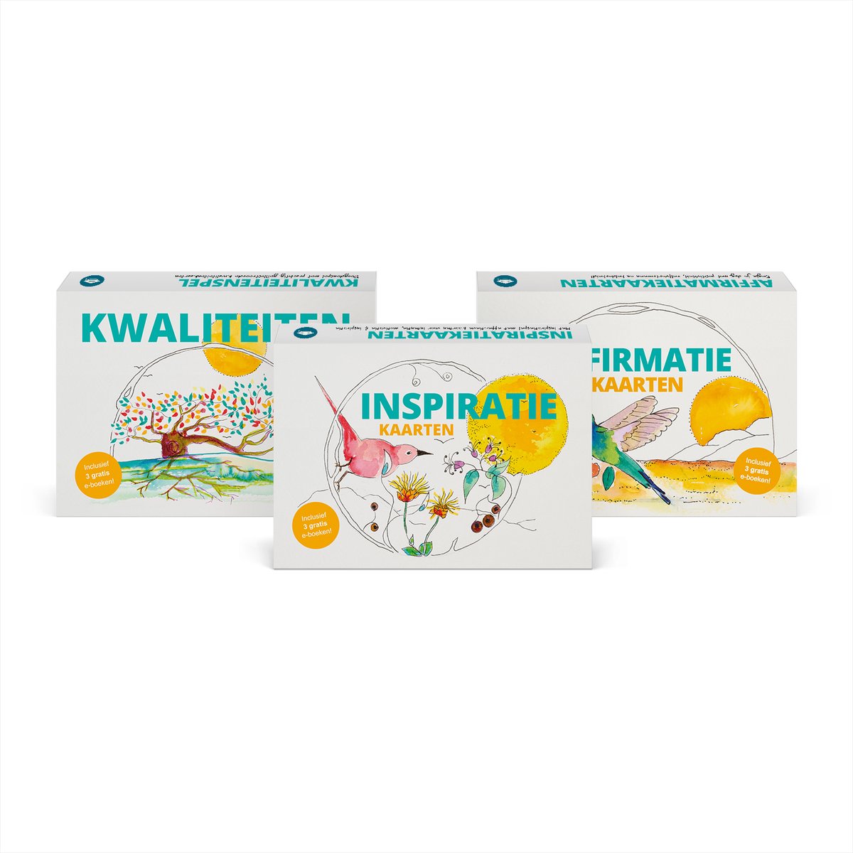 Orakelkaarten Set: 3 Kaartendecks Combideal - Nederlands - 3 Verschillende Kaartensets Met 153 Kaarten Uit De Natuur - Oracle Boodschappen Van Natuurverschijnselen - Extra Combivoordeel