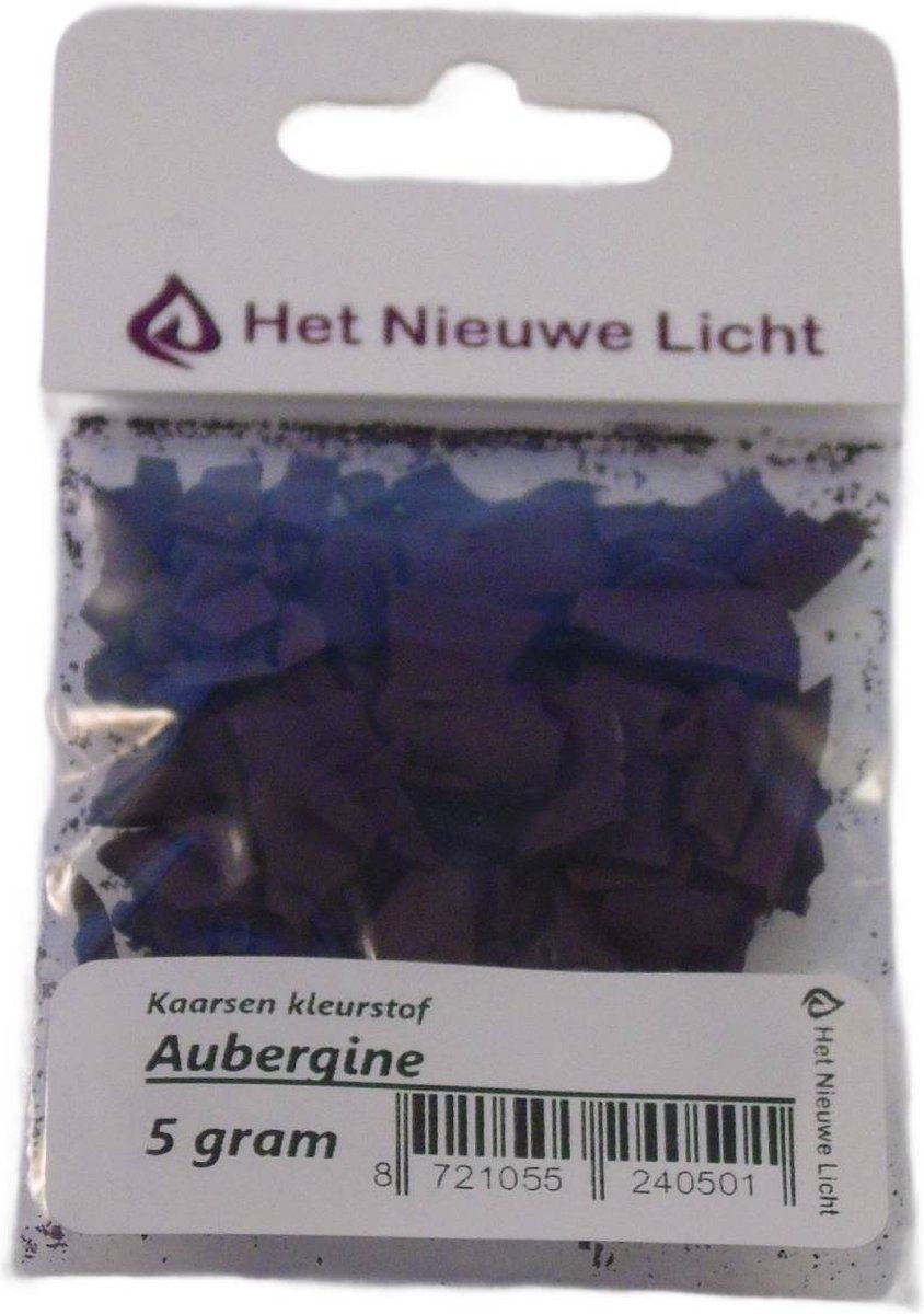   - Kaarsen kleurstof - AUBERGINE - 5 gram