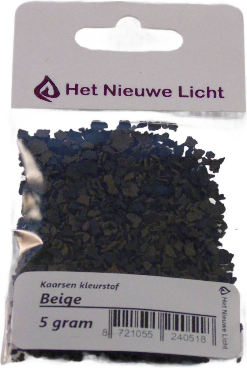Het Nieuwe Licht ® - Kaarsen kleurstof - BEIGE - 5 gram