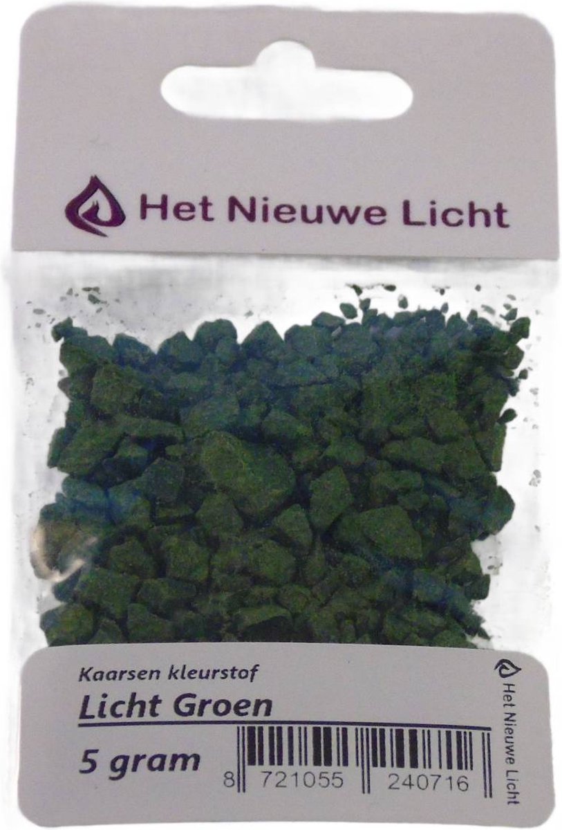   - Kaarsen kleurstof - LICHT GROEN - 5 gram