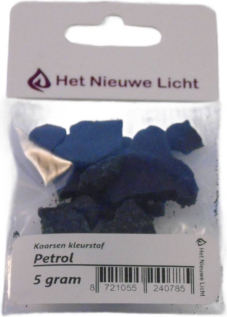 Het Nieuwe Licht ® - Kaarsen kleurstof - PETROL - 5 gram