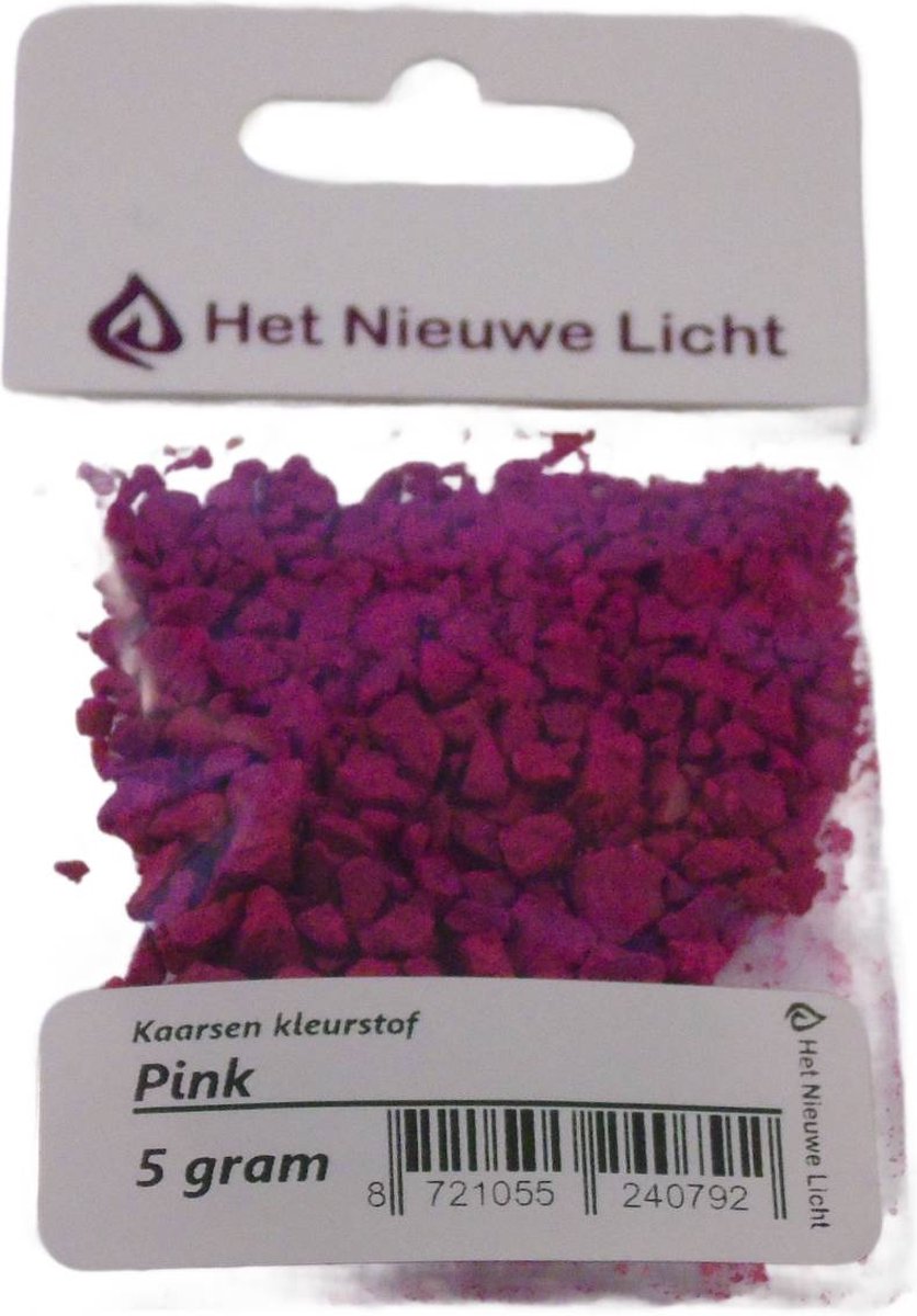Het Nieuwe Licht ® - Kaarsen kleurstof - PINK - 5 gram