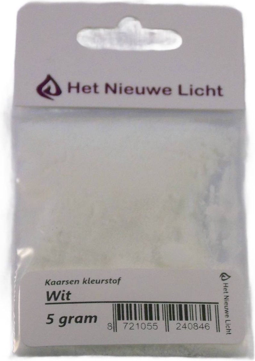 Het Nieuwe Licht ® - Kaarsen kleurstof - WIT - 5 gram