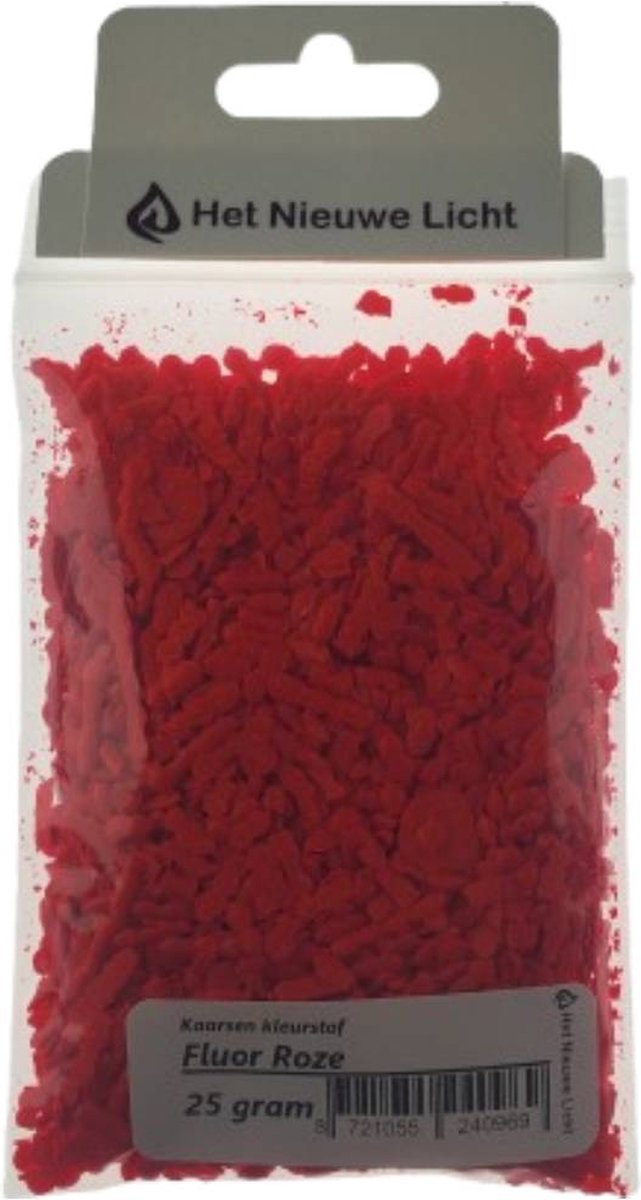 Het Nieuwe Licht ®- Kaarsen kleurstof - FLUOR ROZE - 25 gram