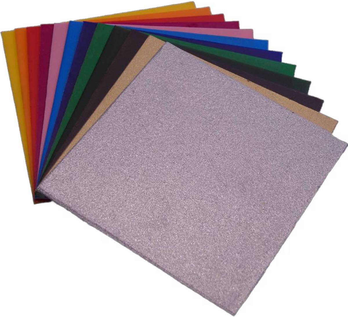 Het Nieuwe Licht® - Versierwas - wasfolie - 12 kleuren - 10x10cm.