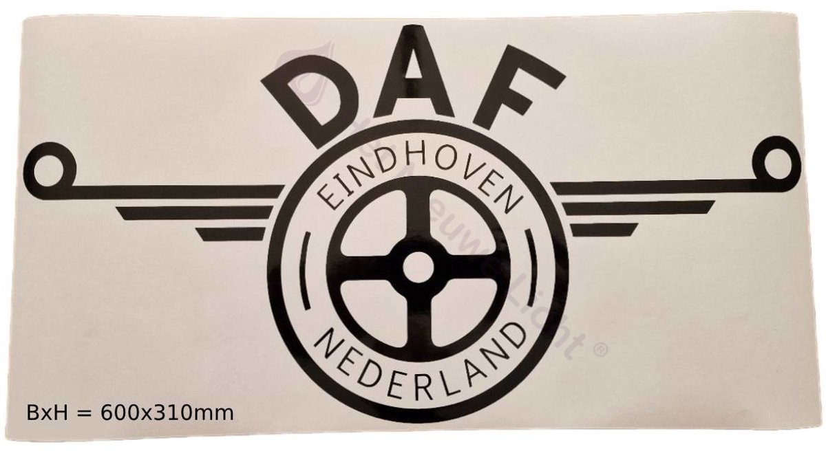 Sticker - Daf Logo Classic - 600x310mm (bxh)