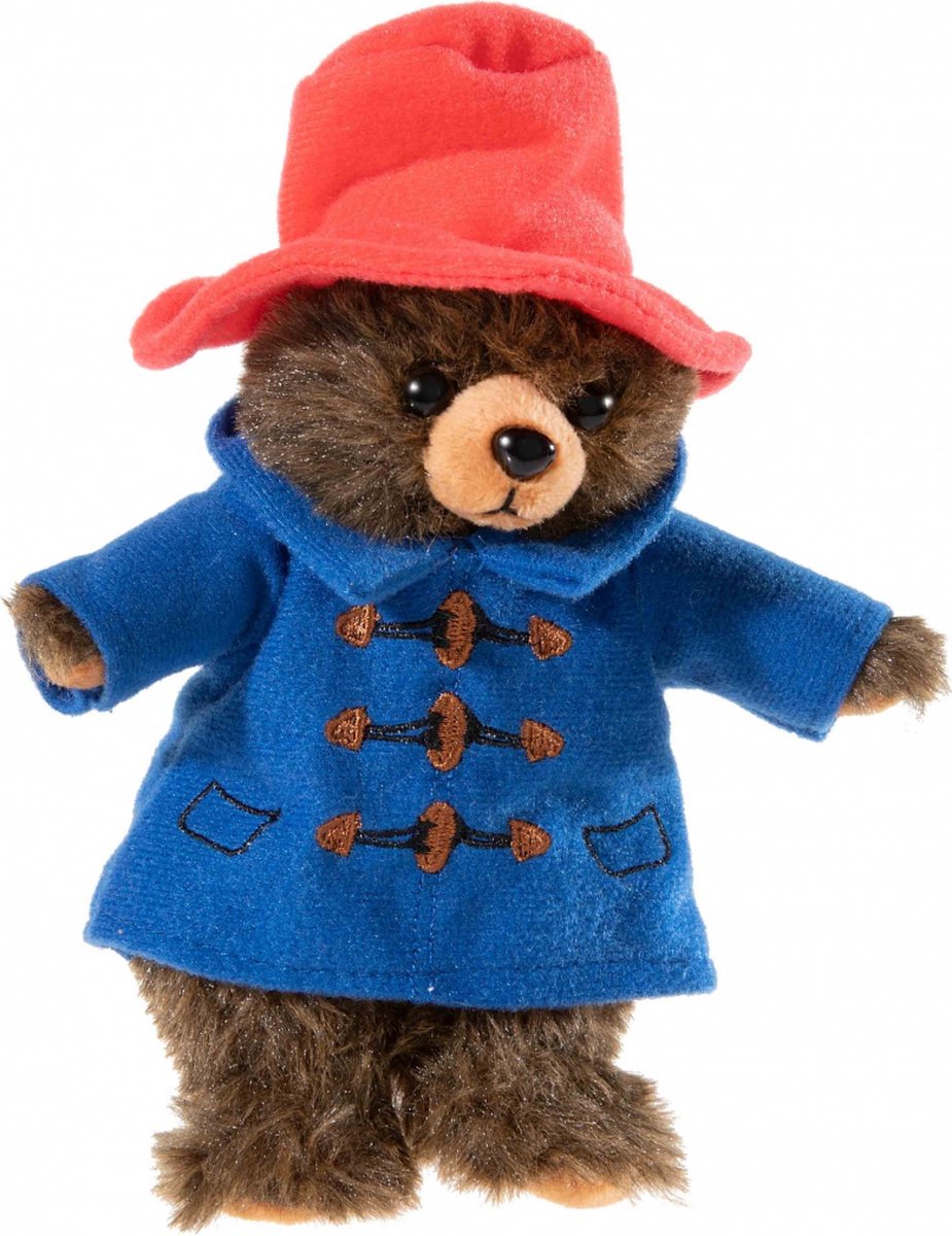 Heunec Pluche beertje Paddington - knuffelbeer - 15 cm - beren knuffeldier