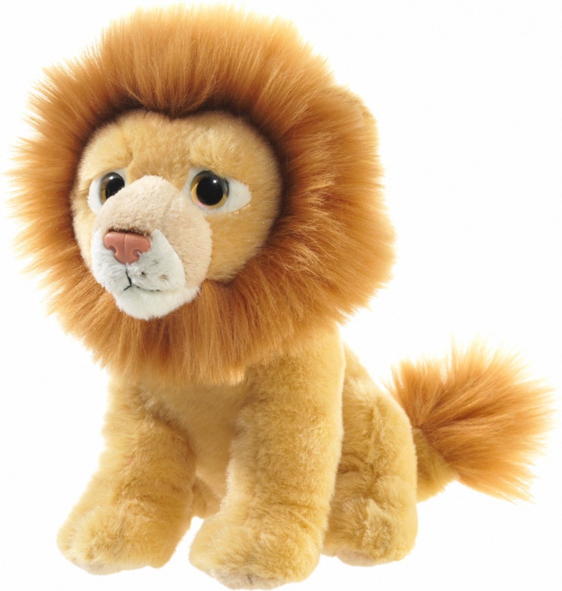 Heunec knuffel leeuw pluche speelgoed 20cm multicolor.