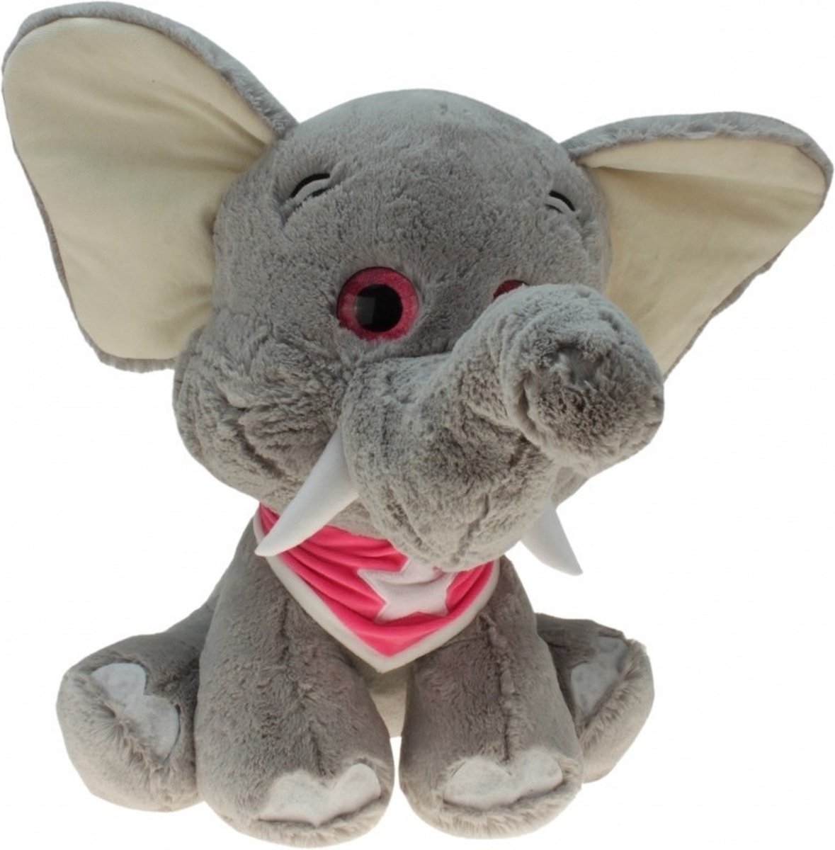 Pluche olifanten dieren knuffel Emilia 25 cm - speelgoed knuffeldier olifant