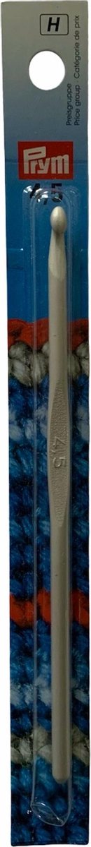 Wolhaaknaald met duimsteun aluminium - grijs 14 cm 4,50 mm