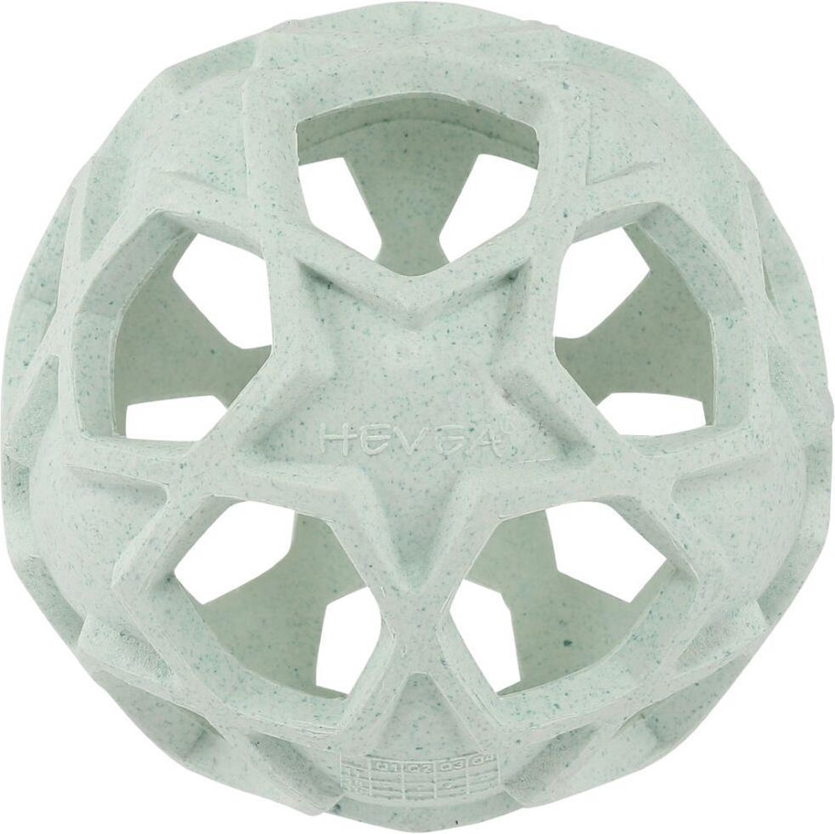 HEVEA speelbal ster - Upcycled Mint