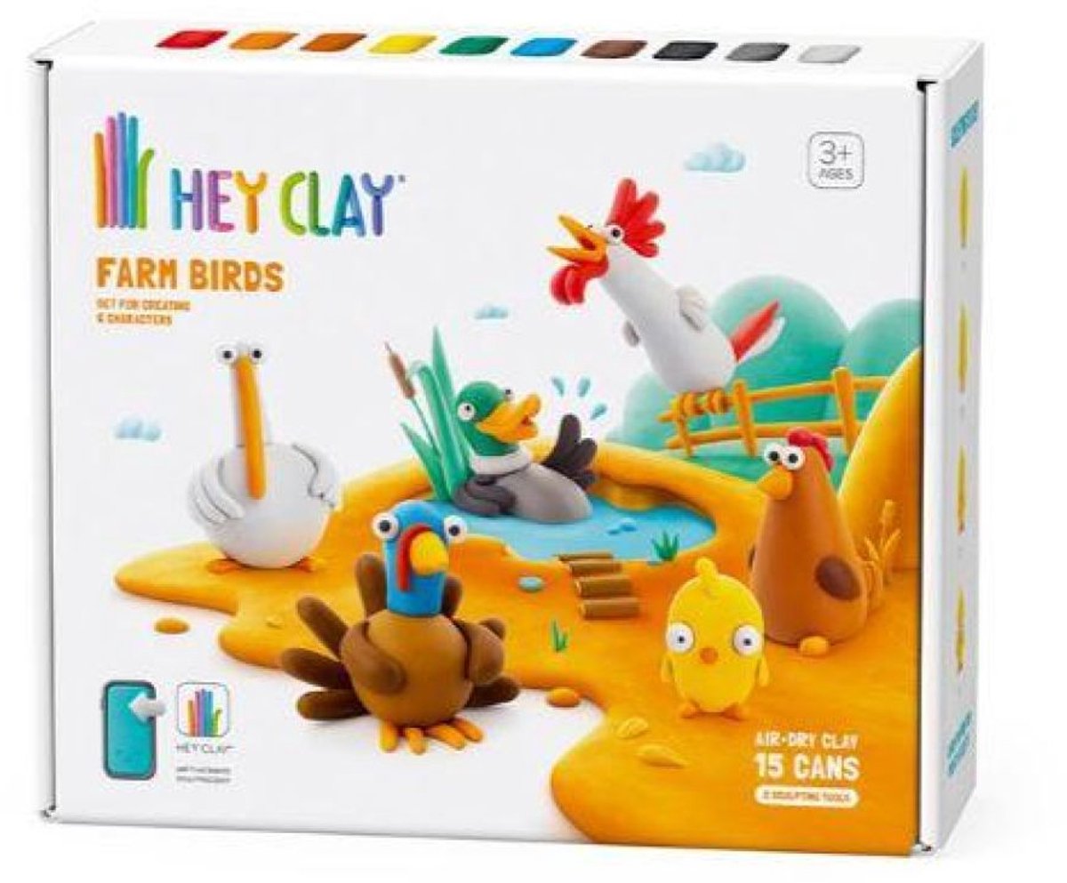   Boerderij Vogels Set van 15 potjes