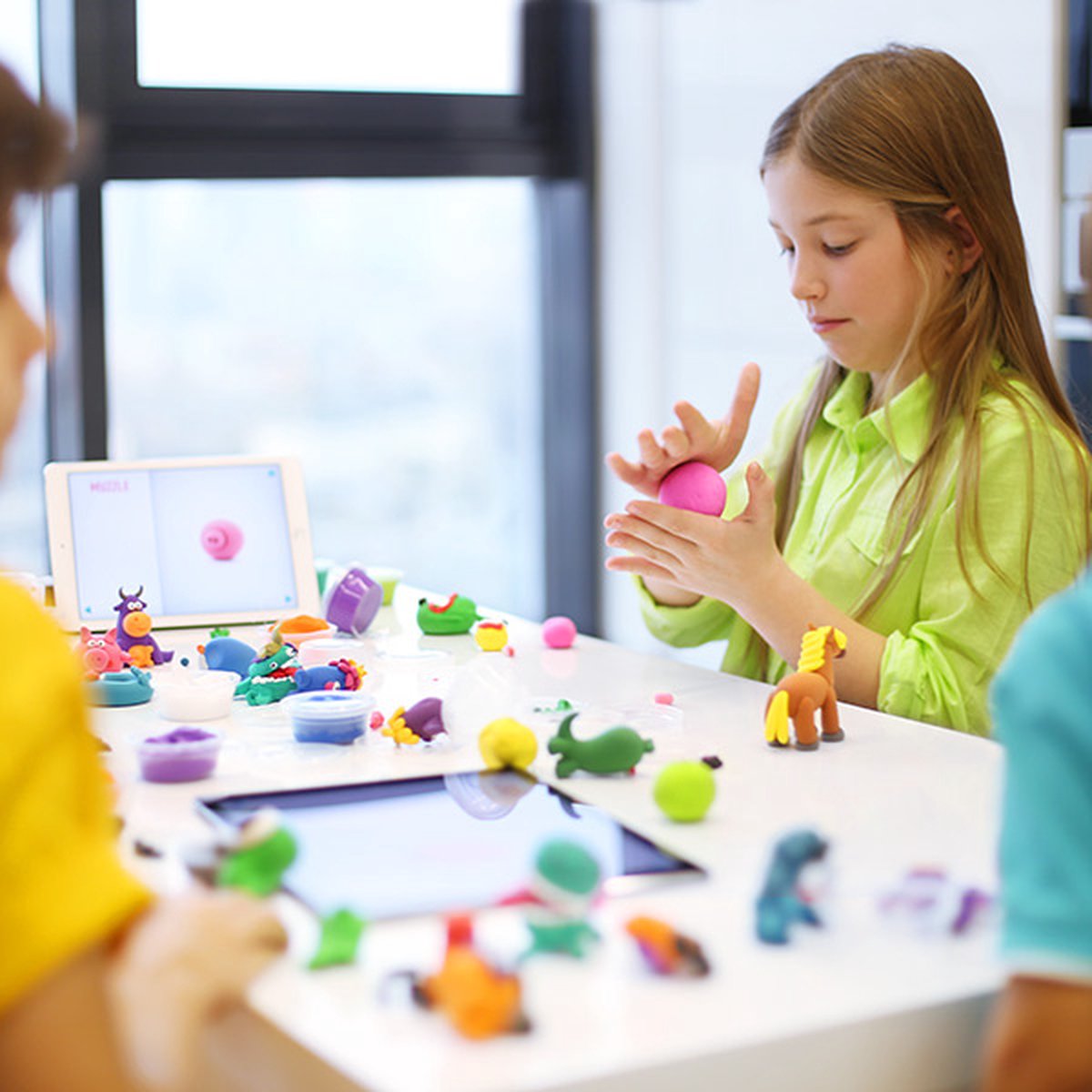 Hey Clay Boetseerklei Aliens - 1 figuur - Vulcano