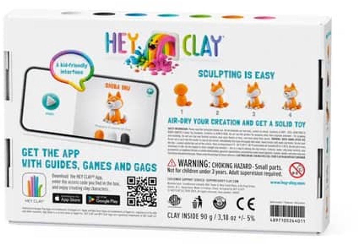 Hey Clay Dog Story Set van 6 potjes