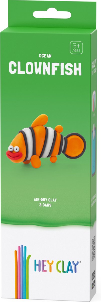 Hey Clay boetseerklei oceaan: clownvis
