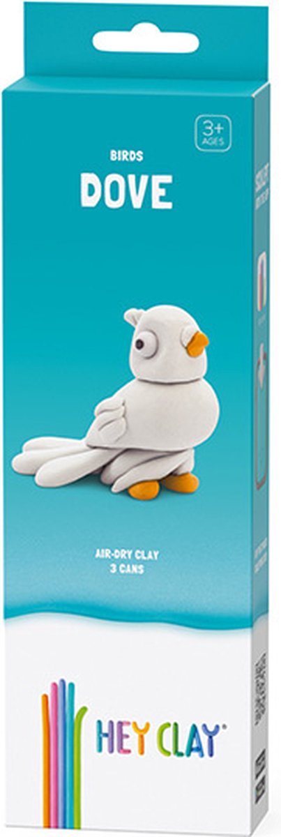 Hey Clay boetseerklei vogel: duif