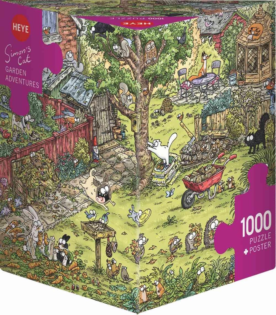 Garden Adventures, Simons Cat Puzzle 1000 Teile