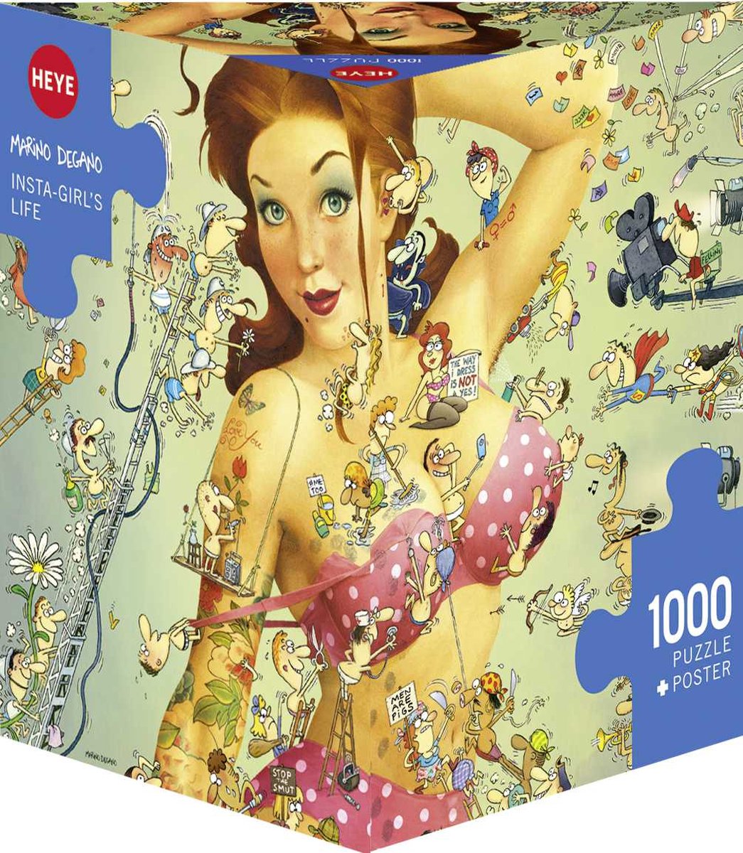 Puzzel InstaGirl Life 1000 stukjes 3hkg. Heye 29992