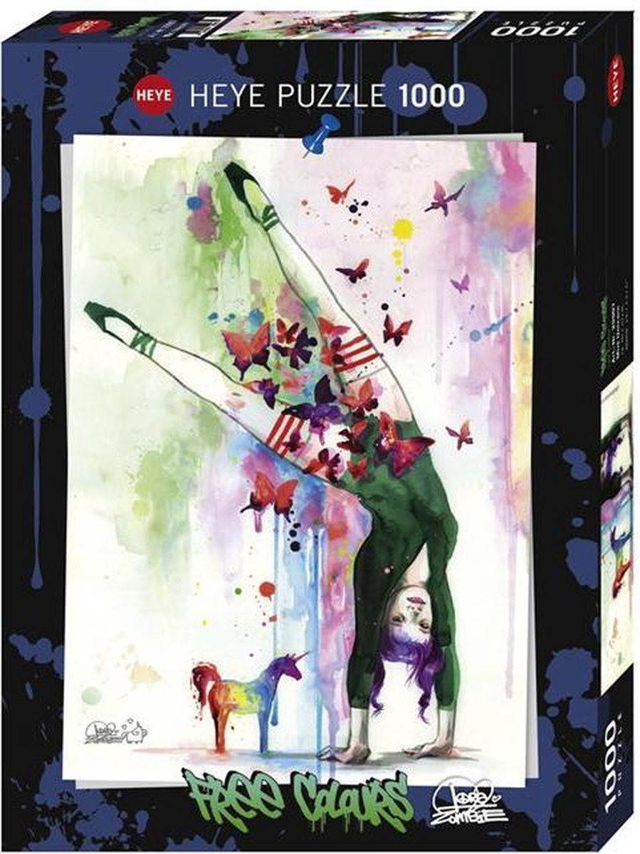 Puzzel Mini Unicorn 1000 stukjes Heye 29907