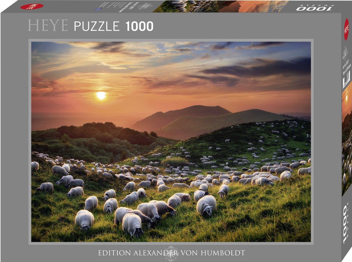 Puzzel Sheep Volcanoes 1000 Heye