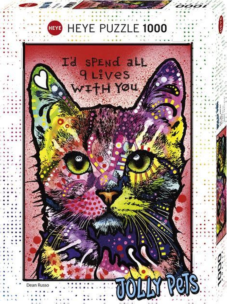 Heye 9 Lives Legpuzzel 1000 stuk(s) Kunst