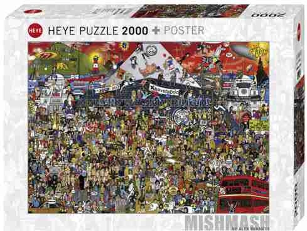 Heye legpuzzel British Music History 2000 stukjes