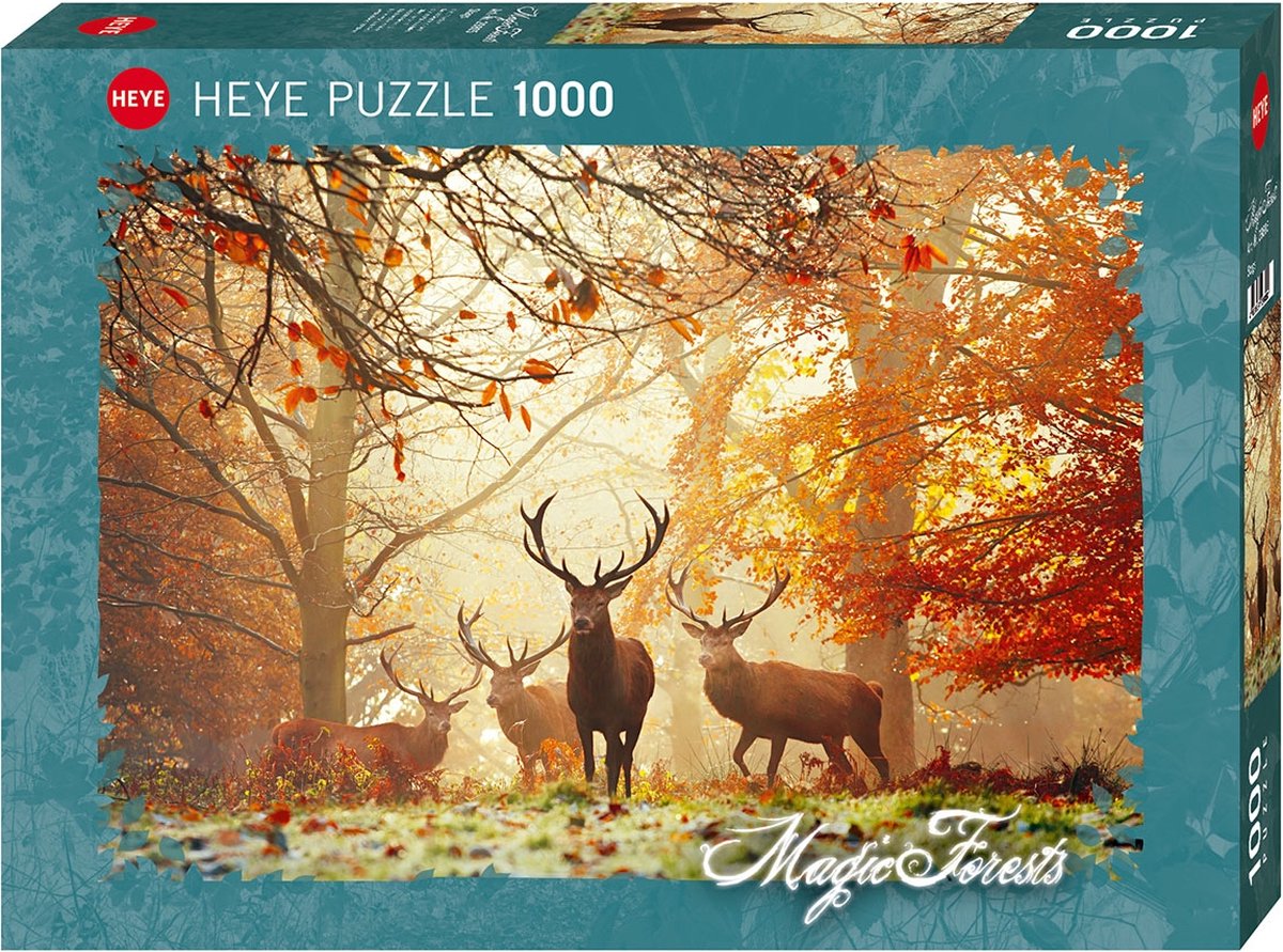 Heye puzzel Stags Magic Forest - 1000 stukjes