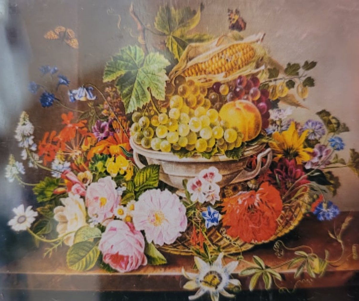 Diamond painting 40 x 50 CM canvas - 43.5 x 32.5 painting - 5D - Stil leven