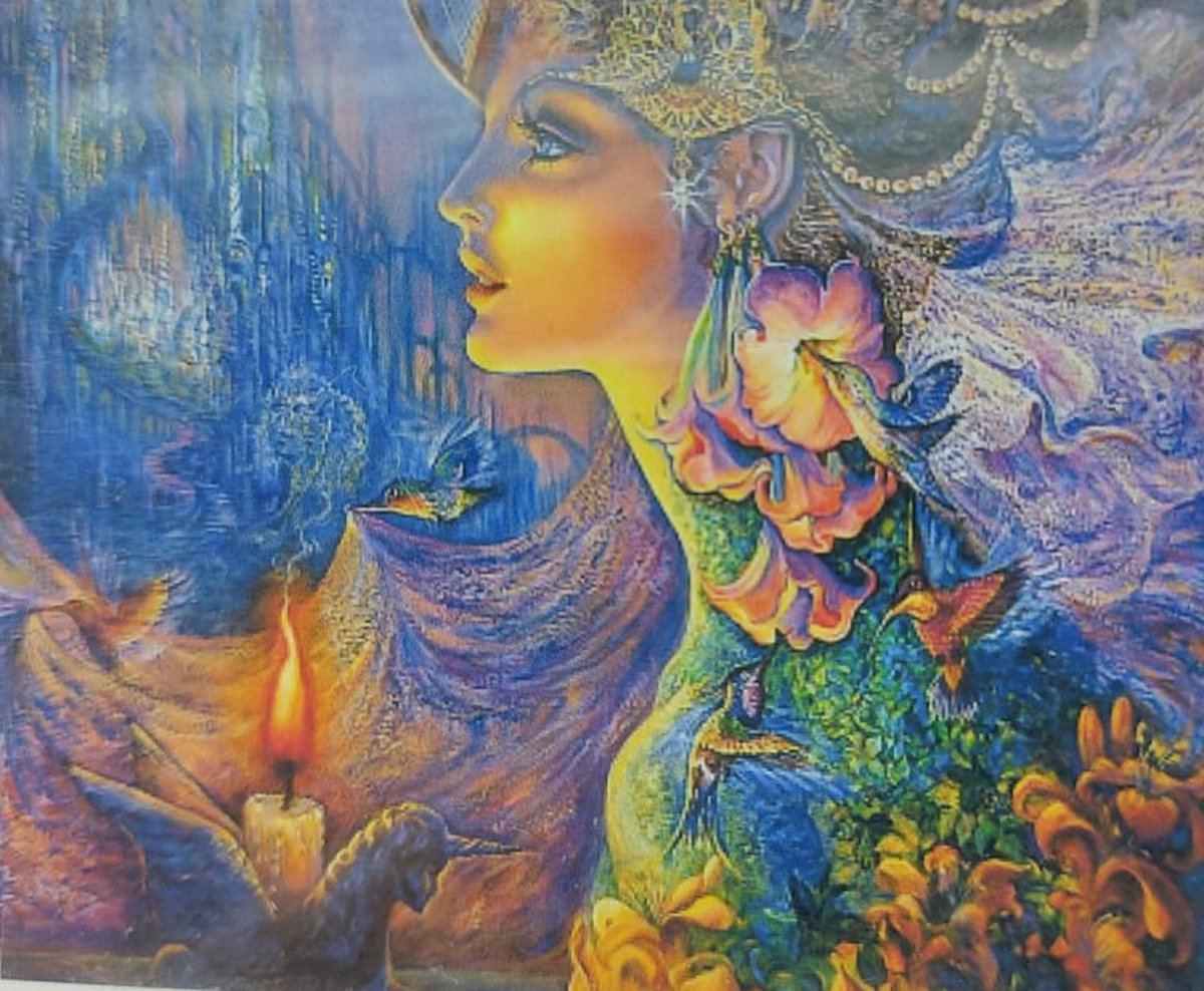 Diamond painting 40 x 50 CM canvas - 43.5 x 32.5 painting - 5D - Vrouw