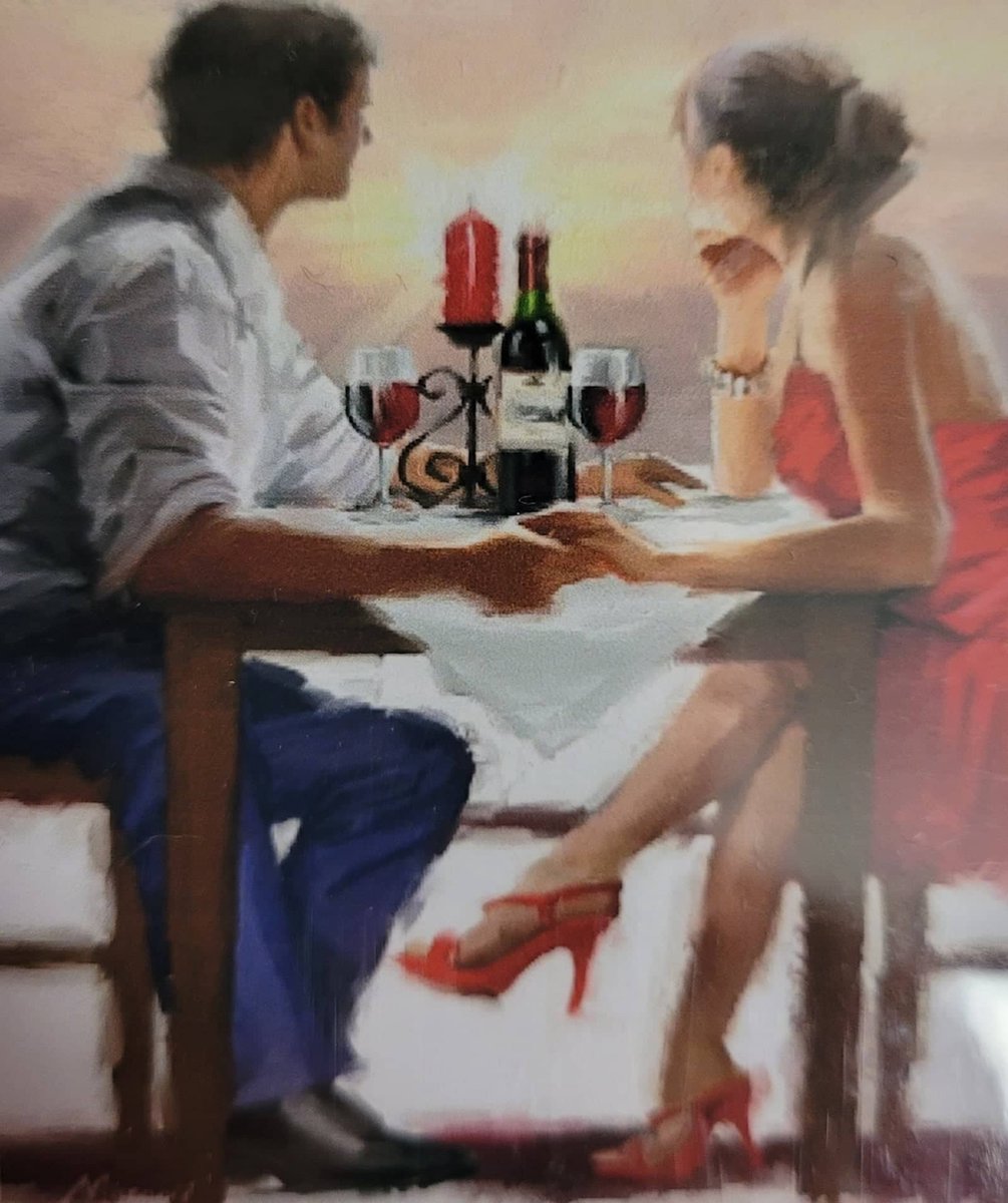 Diamond painting 40 x 50 CM canvas - 43.5 x 32.5 painting - 5D - date