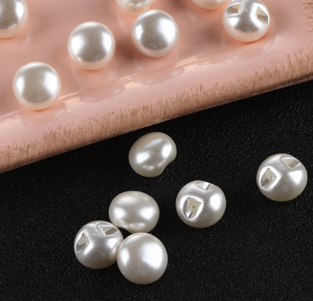 Hiden - Parel knopen - Parels - Kleding - Tassen - Knopen voor Naaien - Hobby & Knutselen - 15 knopen
