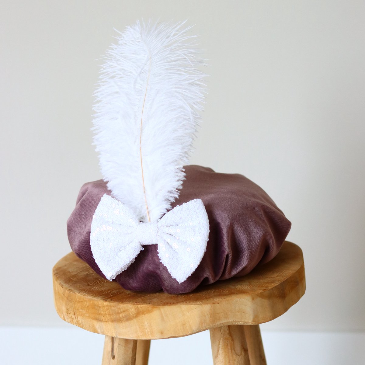 Luxe handgemaakte Pietenmuts Roze – Velours – Sinterklaas Verkleed Muts Kind – vanaf 2,5 jaar