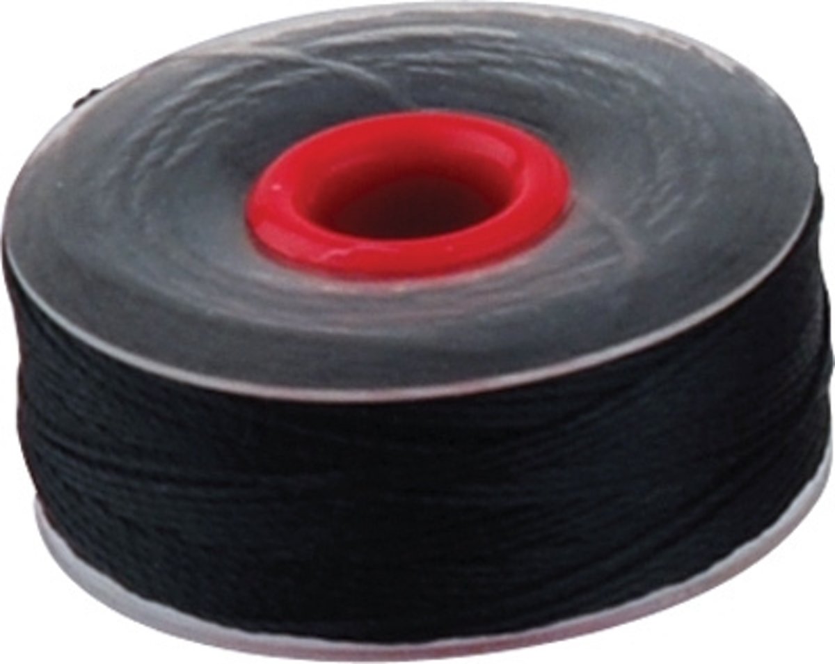 12050-5001 Silky kralen draad zwart 0,2 mm 37 MT