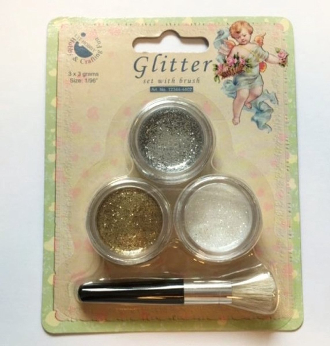 Glitter Set with Brush, 1/96