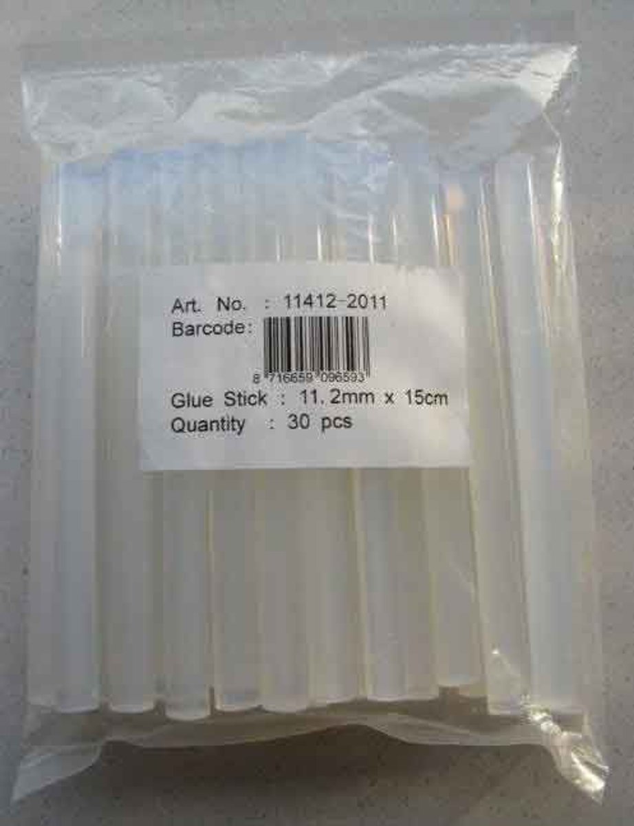 Lijmpatronen - 11,2mm x 15cm - 30 Stuks