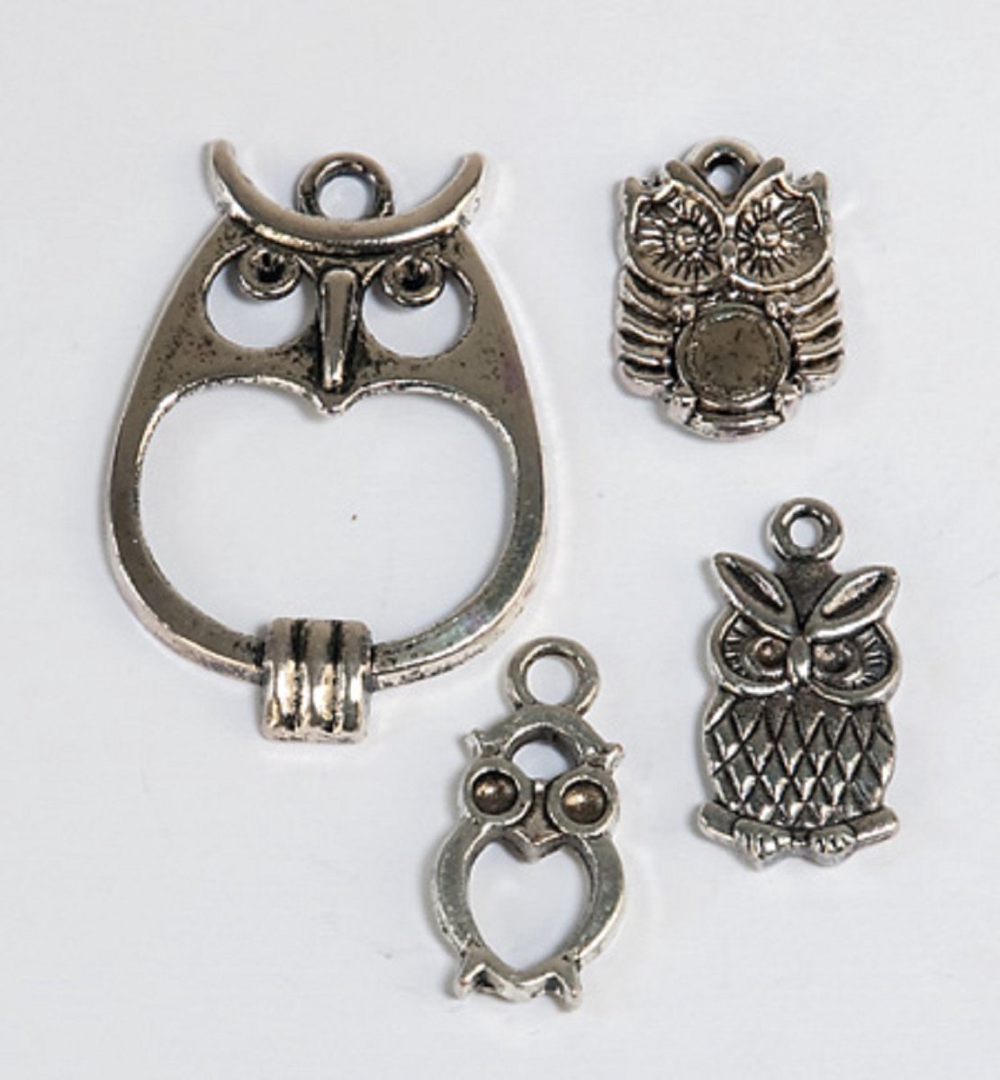 Metal Charms, 4pcs