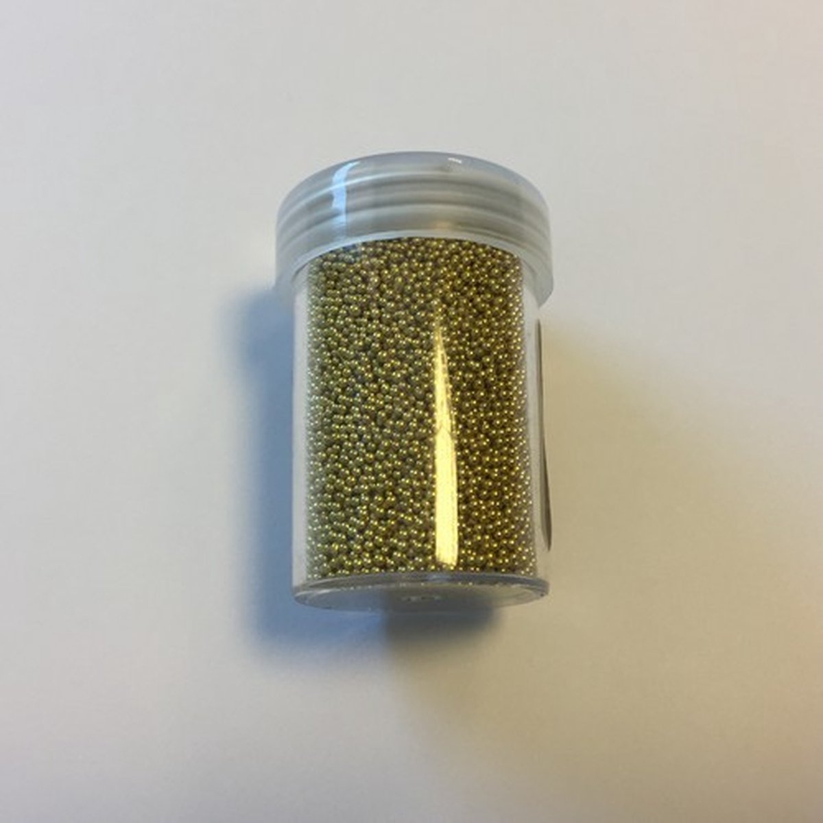 Mini pearls (zonder gat) 0.8-1.0 milimeter goud 22 gram