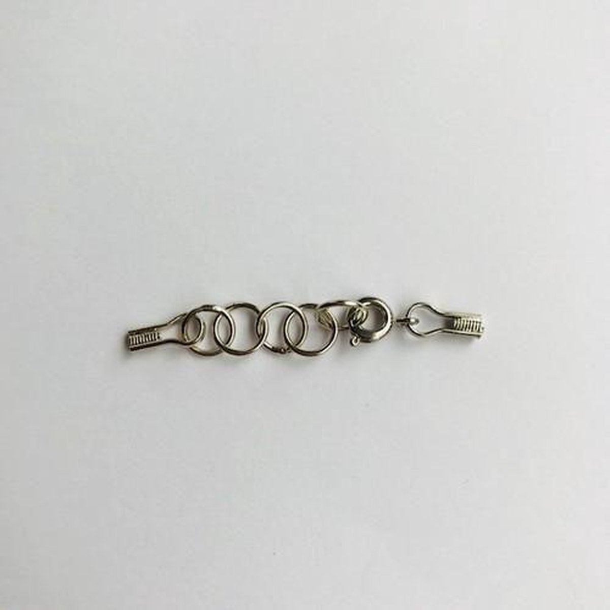 Spring catch / set, 50mm, Platinum