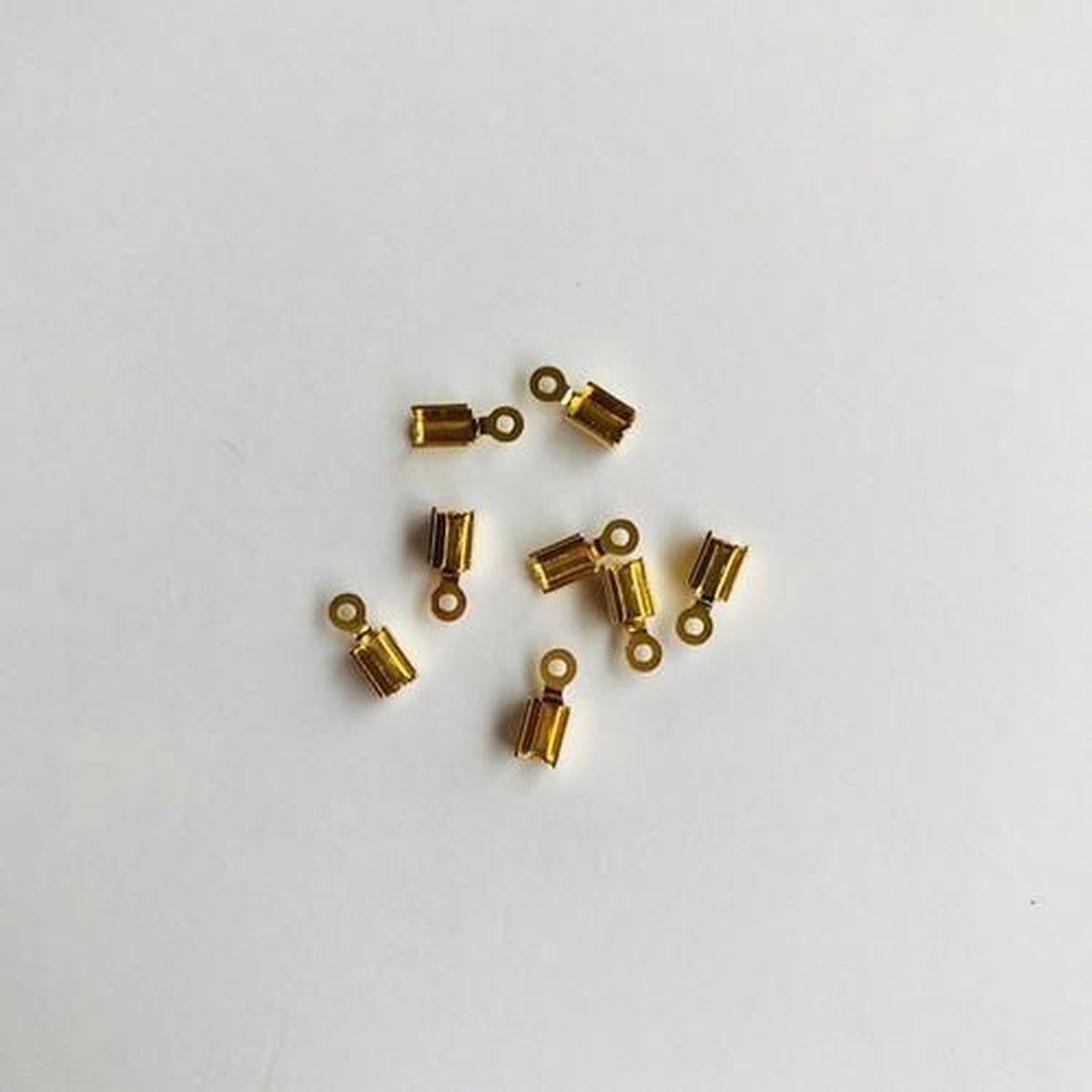 Veter eindstuk goud 5mm.