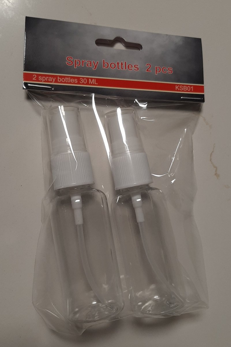 KSB01 Hobby Holland - 2 spray bottles - spuit flesjes - 2 x sprayflesje - 30 ml per flesje