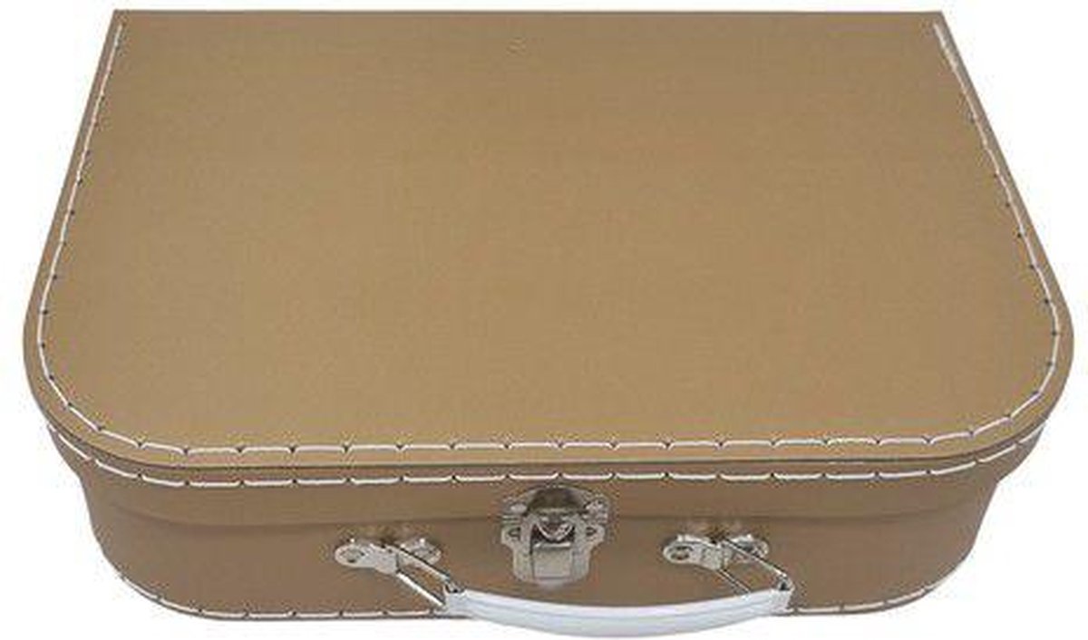 Koffertje karton bruin Groot 35,3x23,7x9,8CM