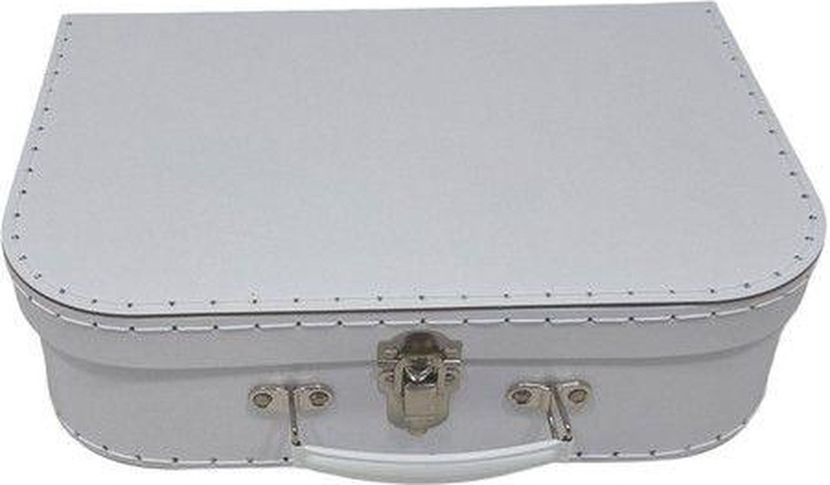 Koffertje karton wit Groot 35,3x23,7x9,8CM